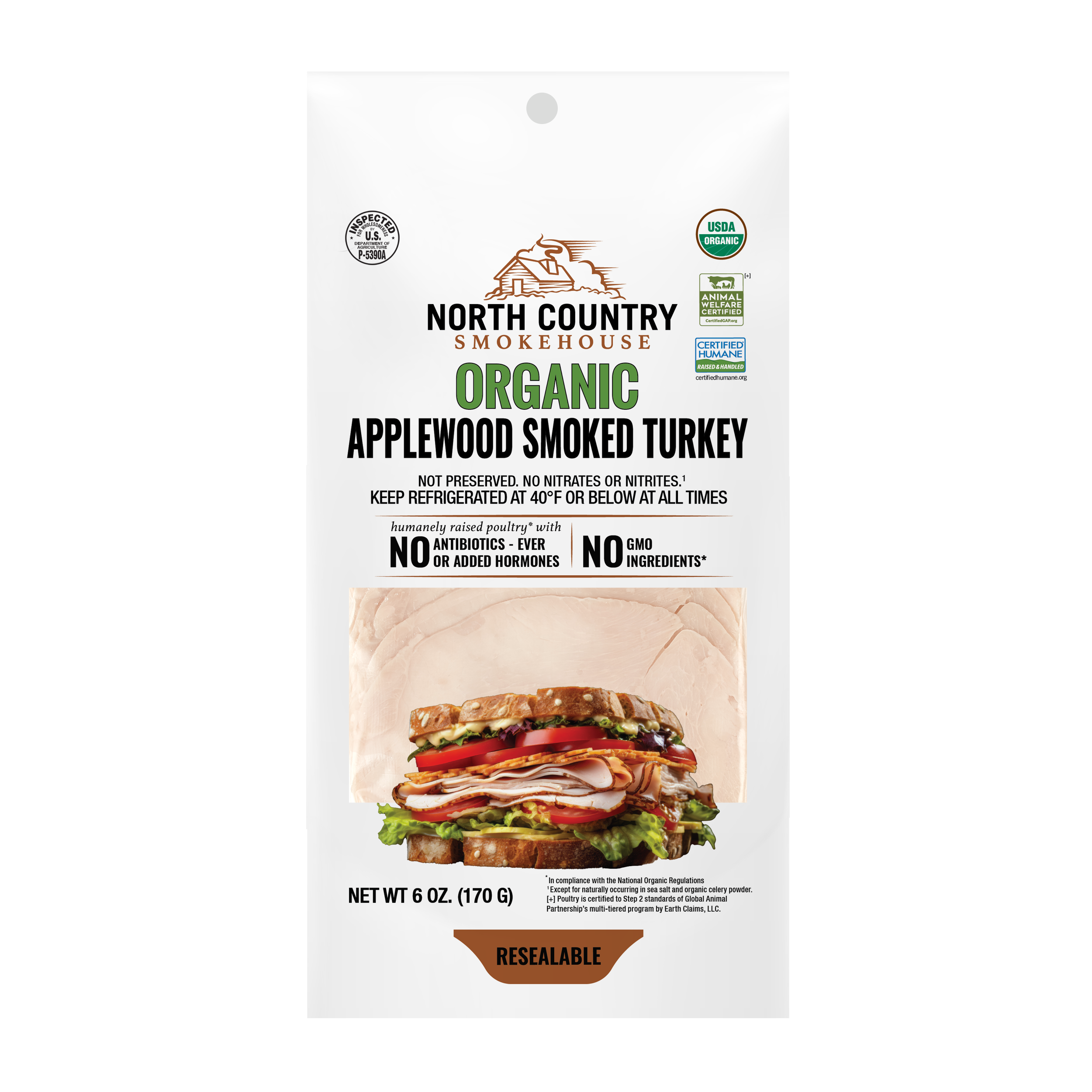 Organic Applewood Smoked Turkey Breast