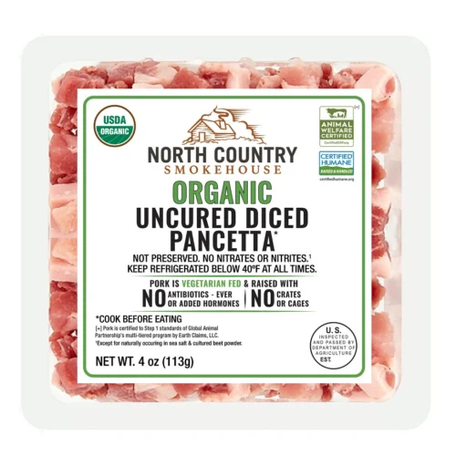 ORGANIC UNCURED DICED PANCETTA
