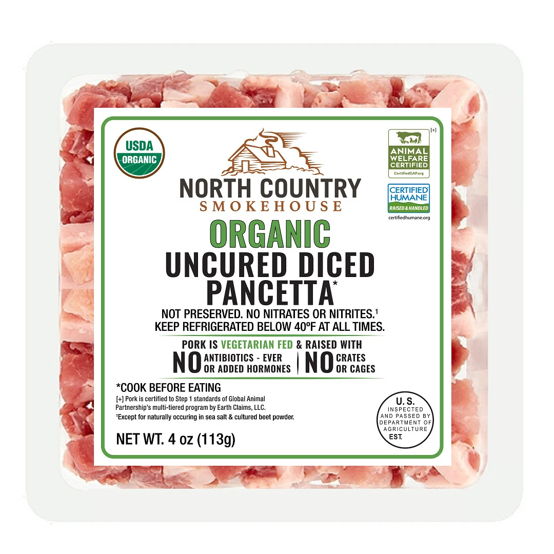 ORGANIC UNCURED DICED PANCETTA