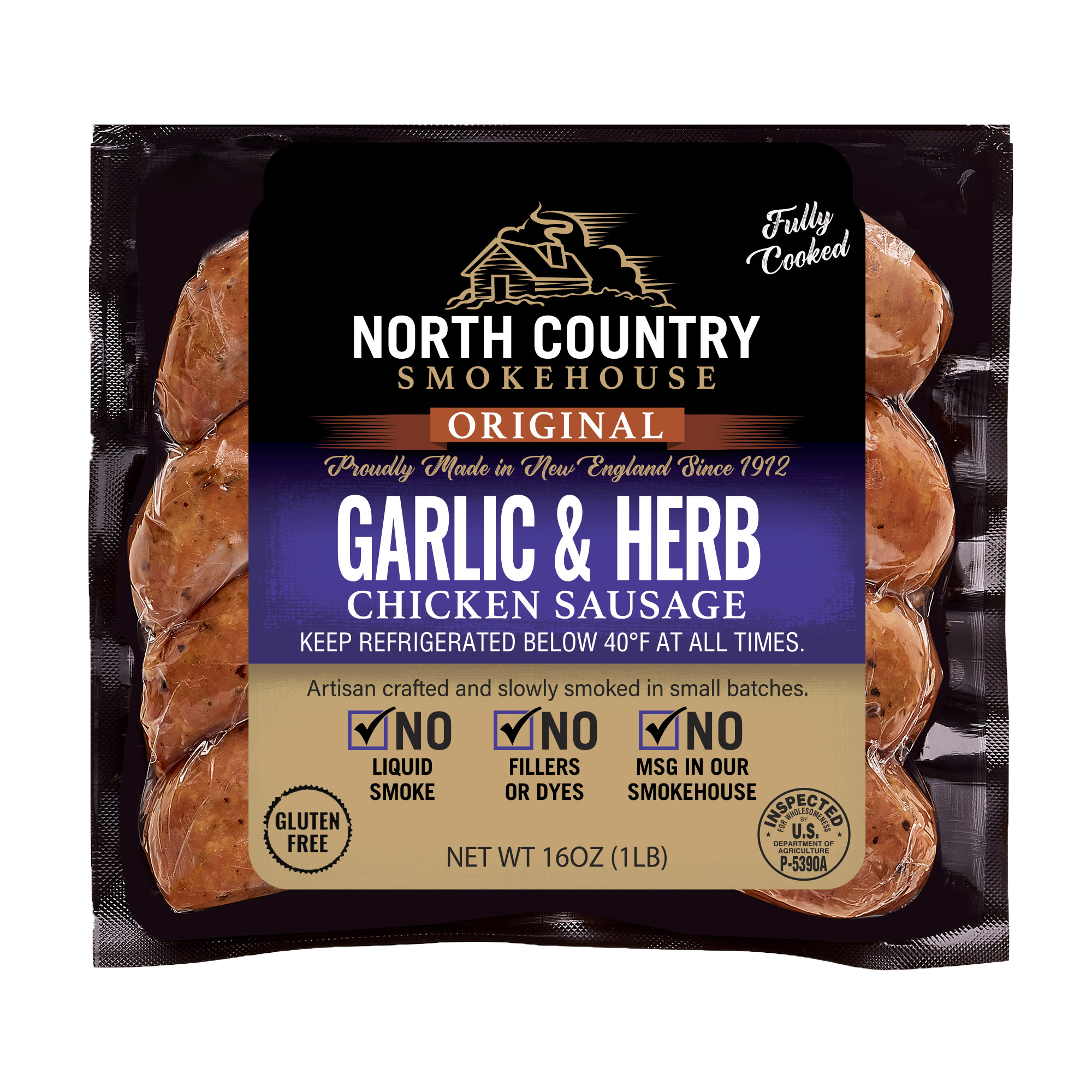 Chicken Garlic & Herb Sausage